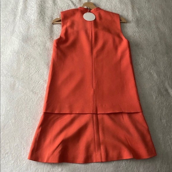 NWT Finders Keepers Orange Structured Mini Dress - Picture 9 of 10